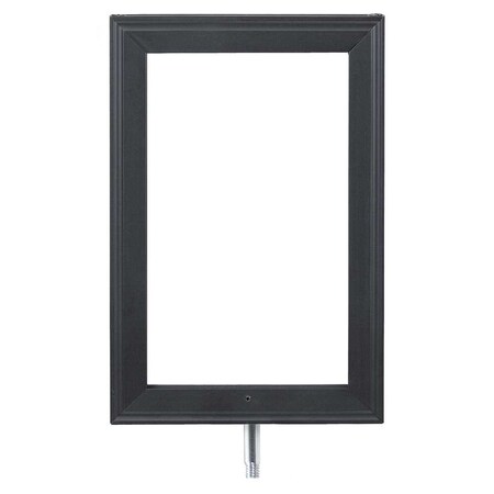 United Visual Products Letterboard, Hdr, 60x36, Black/White UV9021ACSH-BLACK-WHITE